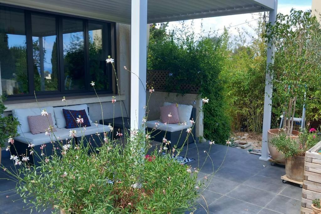 Villa Magali Grande Terrasse Vue Mer, Jardin, Proche Port La Ciotat Exterior foto